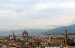 (Florence) View of Arno Valley from Basilica Santa Croce from Piazzale Michelangelo