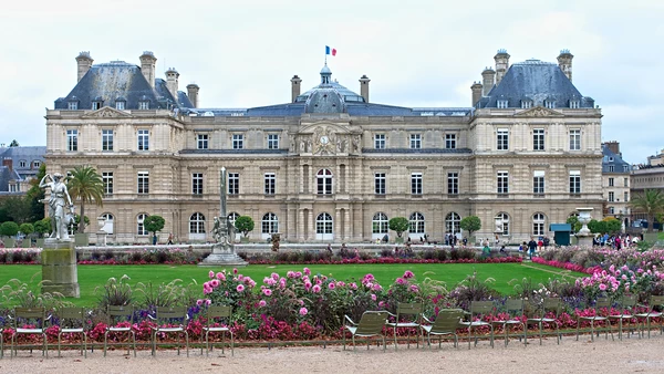 French Senate from Luxembourg Garden 
